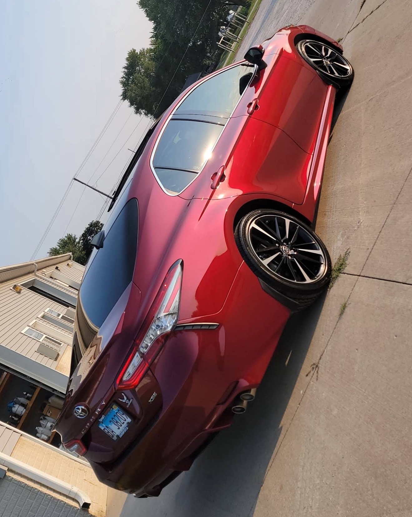 Red Sports Car Detail