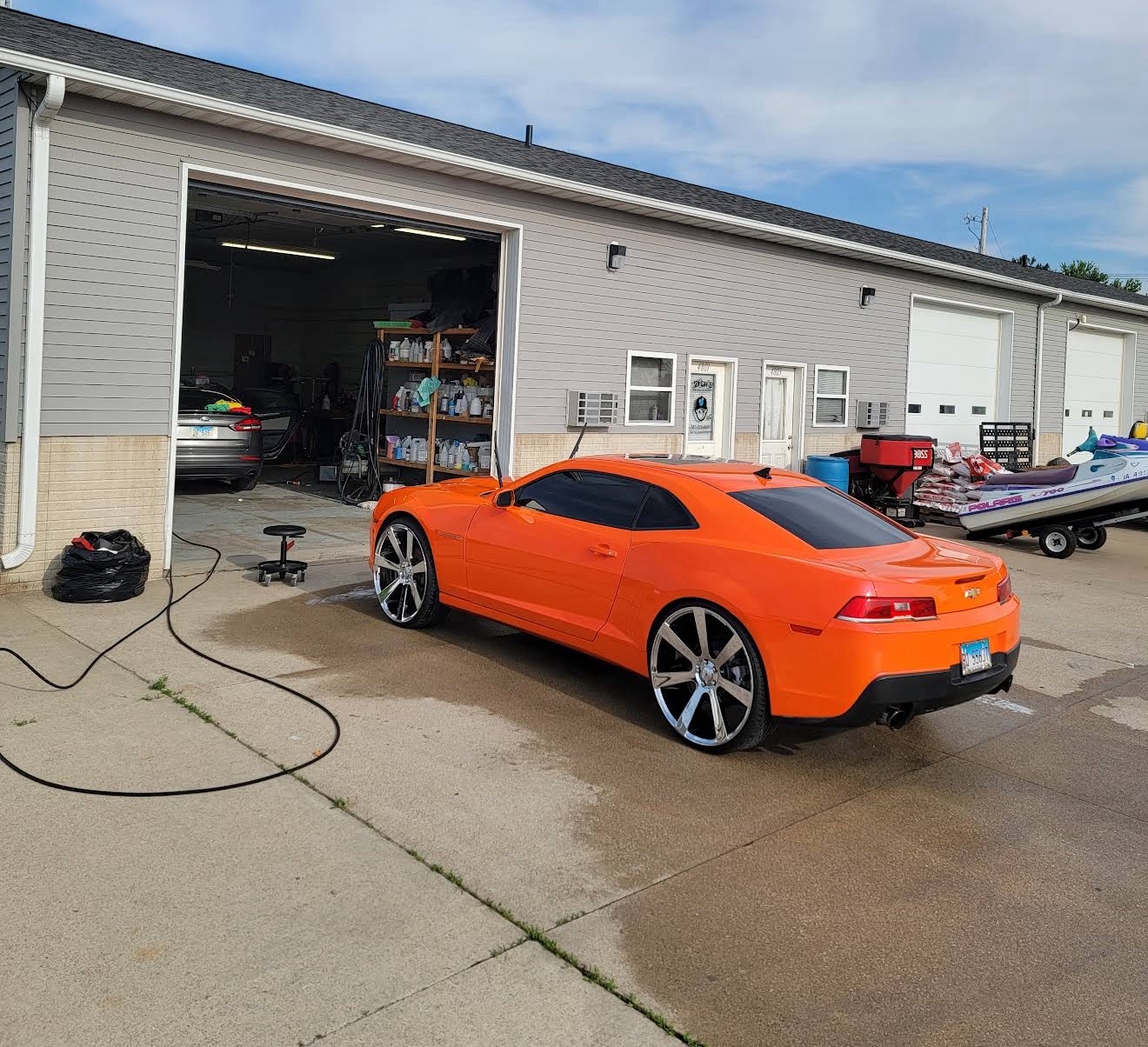 Orange Camaro Exterior
